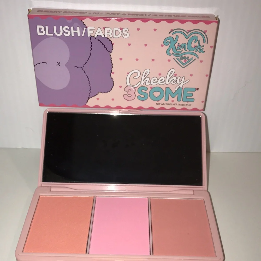 Kim chi chic cheeky 3-some blush trio in just a pinch NEW